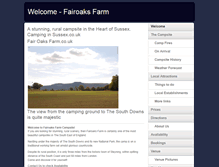 Tablet Screenshot of fairoaksfarm.co.uk